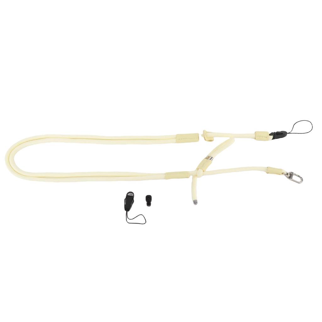 Κορδόνι Κάμερας Τσέπης Γρήγορης Απελευθέρωσης Ρυθμιζόμενο Κίτρινο Αντι-Χαμένο Σχοινί με Βίδα 14 ιντσών για Τσέπη