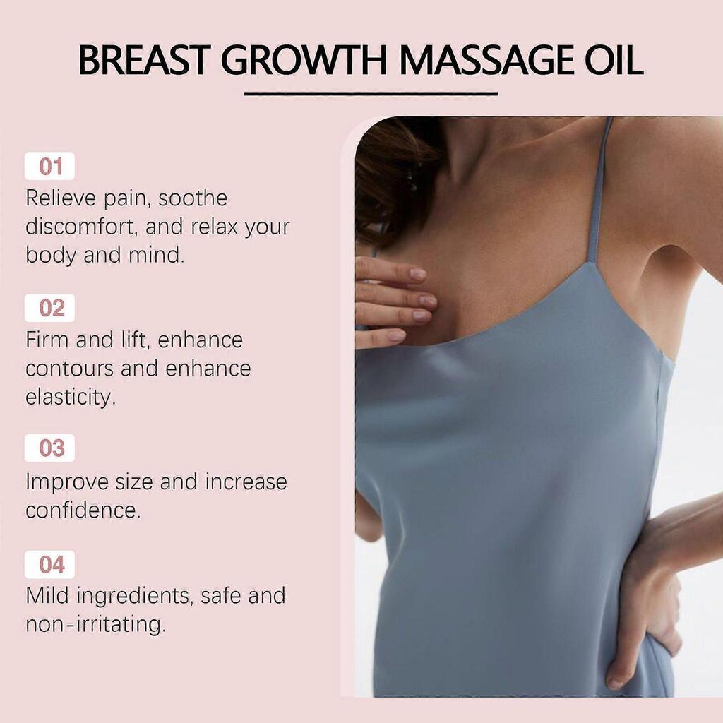 2025 Latest Model Breast Care Massage Oil Moisturizes Women's Chest Massage