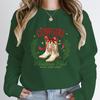 Fashion Hoodeless Sweatshirt Cowgirl Christmas Club Making