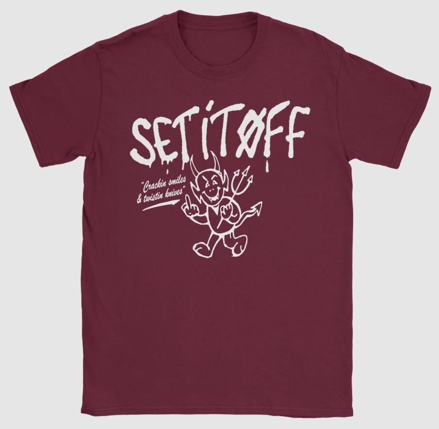 Set it Off Devil Maroon Tee Size S-5XL Reprint Unisex T-Shirt XL