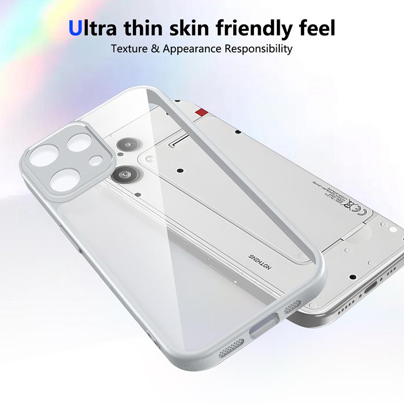 Transparent Silicone Case For NothingPhone 3A Lite Nothing Phone 3A Lite 3ALite Pro PC Back TPU Bumper Shockproof Phone Cover