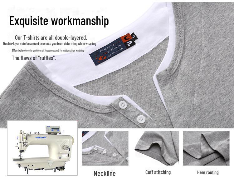 Men's 8XL Trendy V-Neck Short-Sleeve T-Shirt, Korean Style