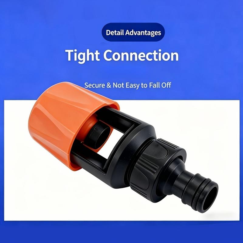 1Pc Universal Tap Water Plastic Hose Pipe Joint Tube Quick Connect Garden Mixer Tap Adaptor Durable Household Irrigation Tools