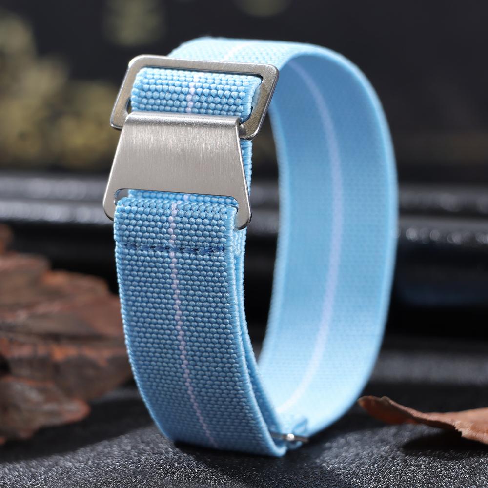 18mm 20mm 22mm Nylon Watchband for Seiko Army Military Woven Elastic Straps for French Troops Parachute Bag Men Women Sport Band