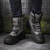 Big Size 47 Lace Up Outdoor Male Booties Men Casual Shoes Platform Desert Boots Mens Lace-Up Ankle Boots Winter Plush Snow Boots