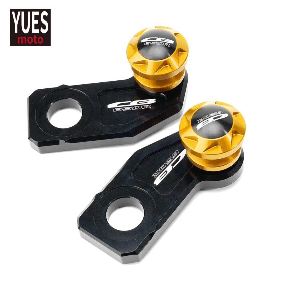 Motorcycle Accessories Chain Adjustment Block Frame Swingarm Spools Sliders For Honda CBR650R CB650R CBR 650R CB 650R