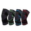 Sports Knitted Basketball Knee Pads and Leggings for Outdoor Cycling with Elastic Breathable Straps and Non Slip