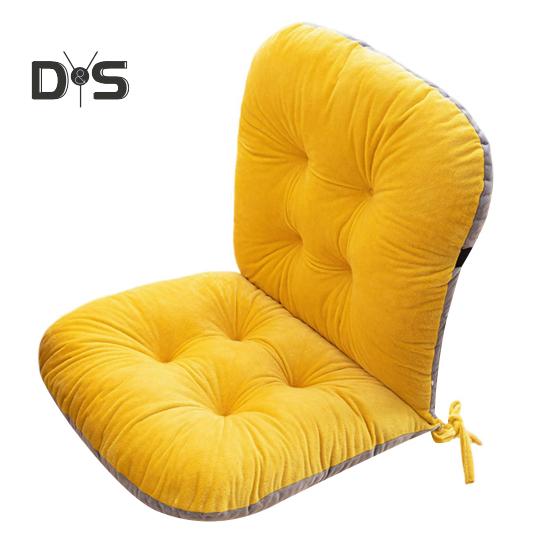 Poduszka na krzesło biurowe zimowe z paskiem mocującym antypoślizgowa, gruba, dobra elastyczność i miękkość, utrzymuje ciepło, poduszka na krzesło biurowe, krzesło bujane