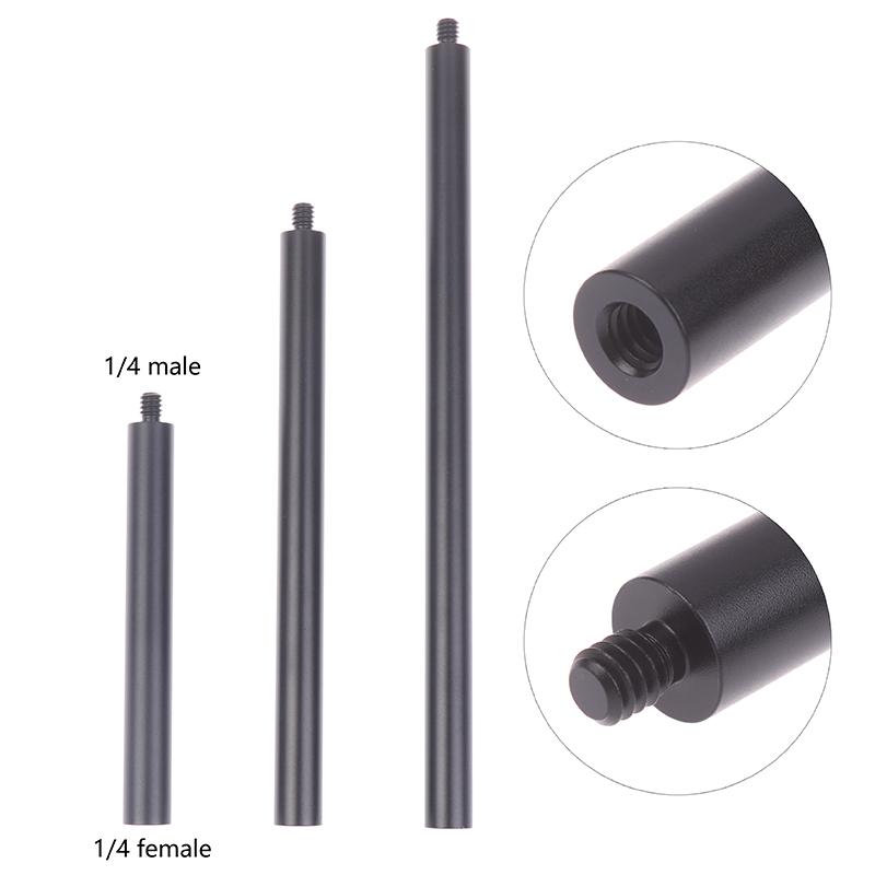 Universal Aluminum Extension Arm 1/4 Male Female Connectors Port Extension Rod Poles For Action Camera & Tripods