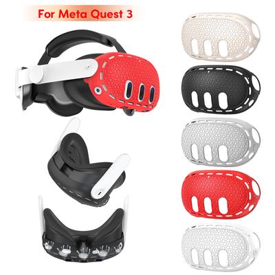 מגן כיסוי לאוזניות VR Quest3 כיסוי סיליקון למניעת שריטות ומכות