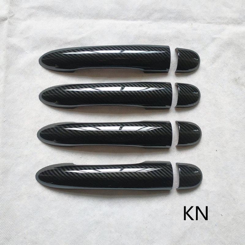 Door Handle Cover Trim for Renault Espace 4 IV MK4 Accessories Plastic Imitation Carbon Fiber