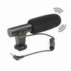 Simple Microphone 3.5mm Jack Hot Shoe Mount DV Stereo Microphone for Camera Interview Film Recording