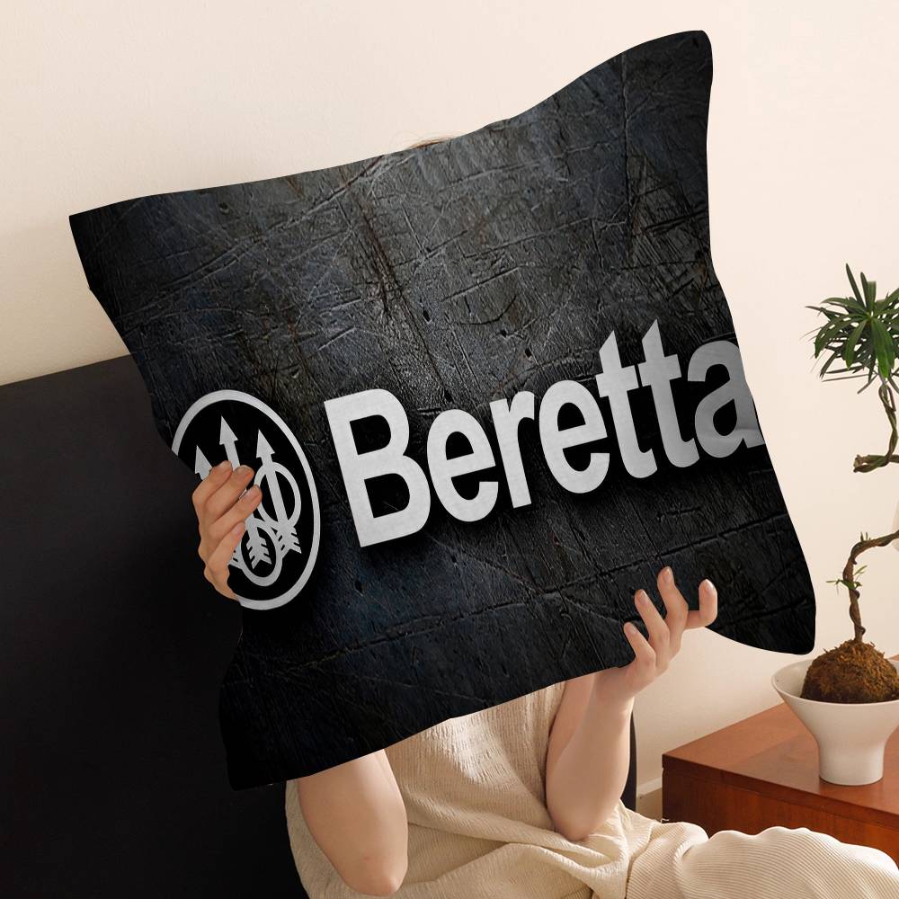 G-Gun B-Beretta Cushion Cover Pillowcase Upholstery Sofa Throw Pillow Home Decor Pillowcas