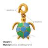 Fashion summer seaside wind DIY castle mushroom multi-element bikini buckle pendant cute enamel accessories
