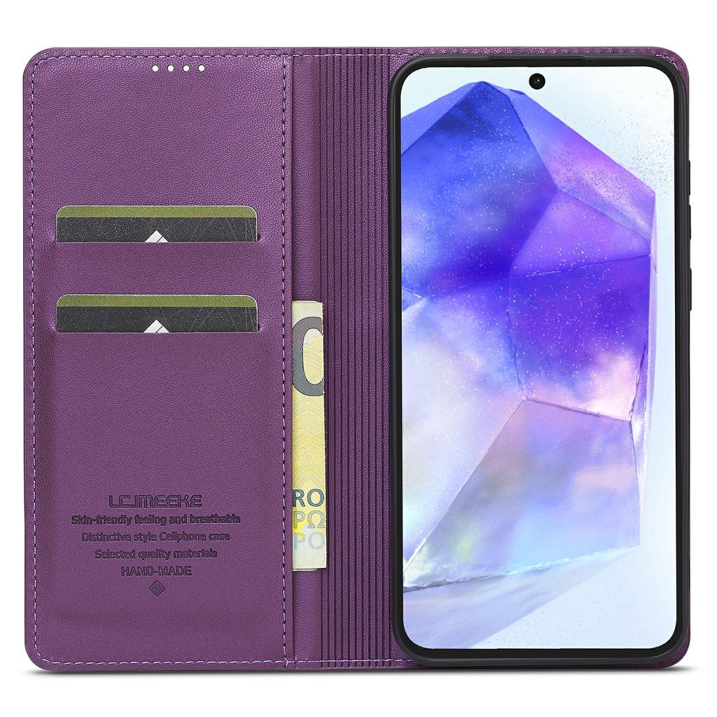 LC.IMEEKE L1 Series for Samsung Galaxy A16 5G/A16 4G Case PU Leather Wallet Stand Protective Phone Cover