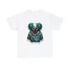 Unisex Adult Scary Clown T Shirt: Gothic Revival Ripped Dungarees Tee Halloween