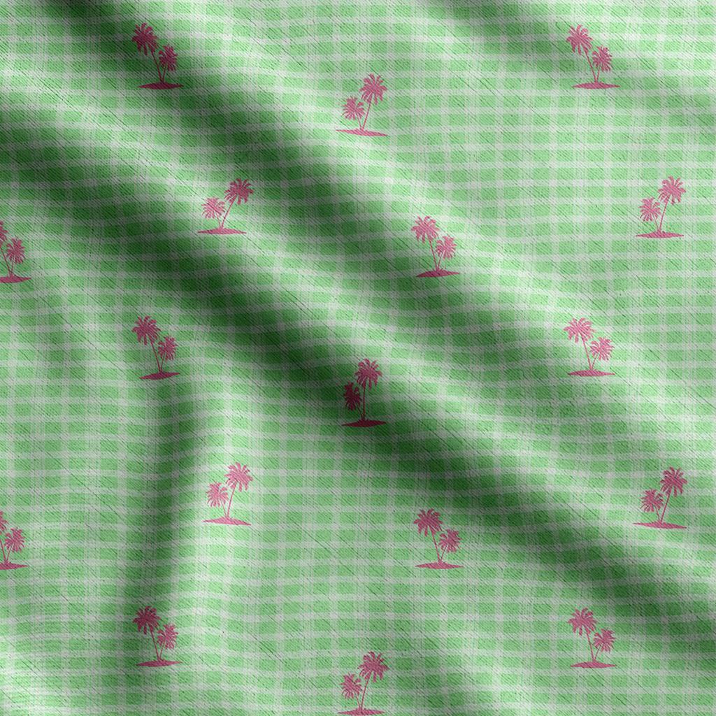 Soimoi Check Print,  Cotton Cambric, Quilting Fabric Sold by The Yard 42 Inch Wide, Medium Weight Cotton Fabric, Sewing  Supplies,Baby