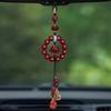Versatile Car Hanging Ornament Lotus Rearview Mirror Pendant  Car Interior Supplies