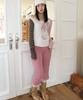 Nofficial Noffice Lace Trim Knit Capri Pink