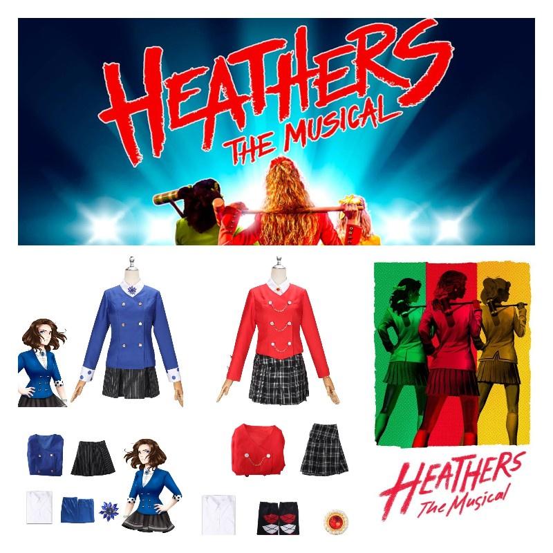 Musical The Heathers Veronica Sawyer Halloween Cosplay Costume Polyester Suit