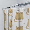 Adorable Brown Cat Shower Curtain Set For Bathroom Decor Cute Animal Print Home Supplies Available In Multiple Sizes