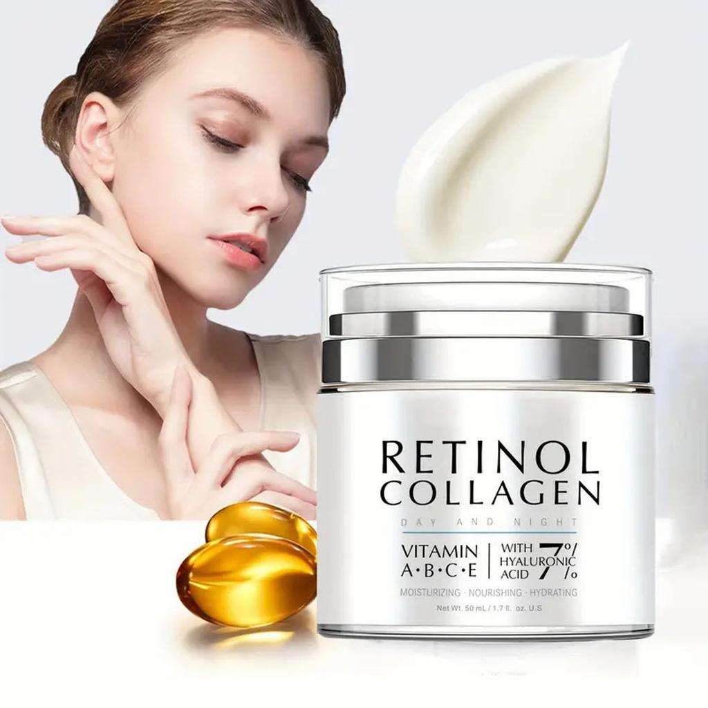 Collagen Cream Firming Hydrating Moisturizing Cream Refreshing Rejuvenating Glowing Face Cream 50ml