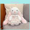Cute Long Ear Floral Dress Plush Rabbit Doll Toy For Gift Collectors Items