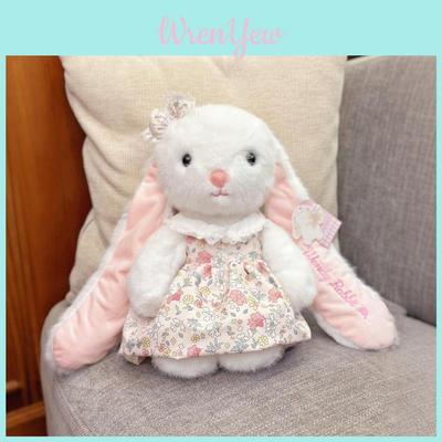 Cute Long Ear Floral Dress Plush Rabbit Doll Toy For Gift Collectors Items