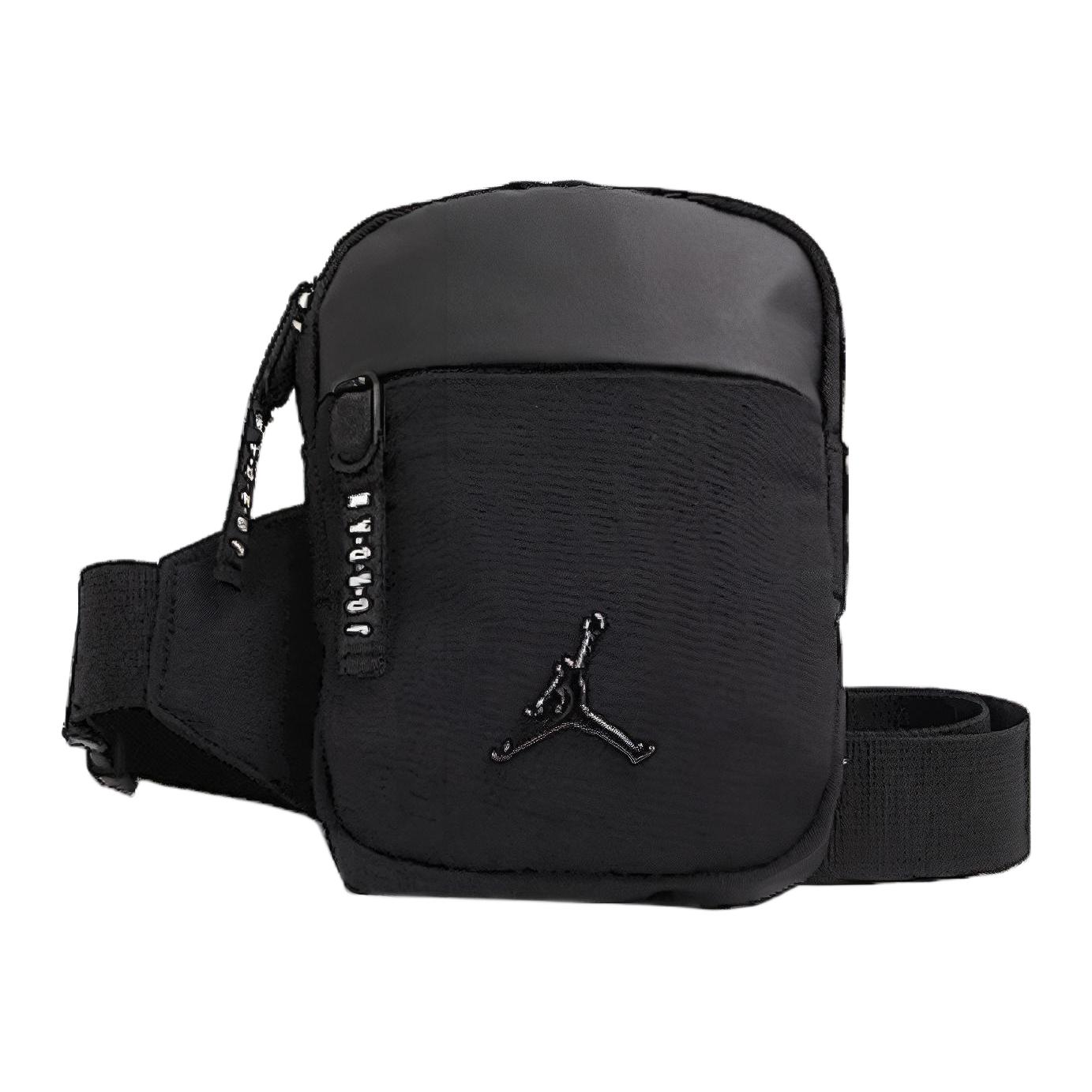 Jordan Casual Portable Zipper Canvas Crossbody Bag Men bags Black FN6295-010 Black