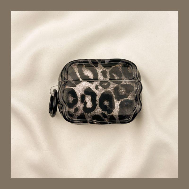 

Case Airpod3 for Apple Pro Earphone Case Second Generation Wireless Bluetooth Third Generation Aipods2 Generation Airpodpro Fourth Generation 5 5 AirPods 3 [Retro black leopard print] send Hook