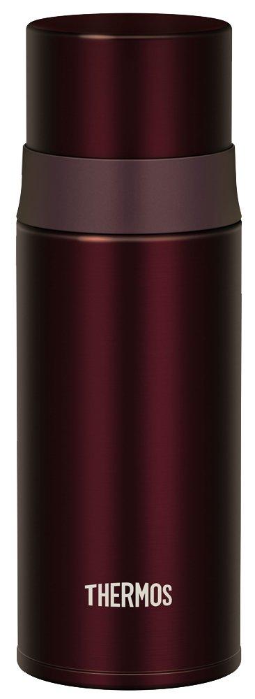 Thermos Stainless Steel Slim 350ml BW Bottle, (0.35L), Brown, FFM-350