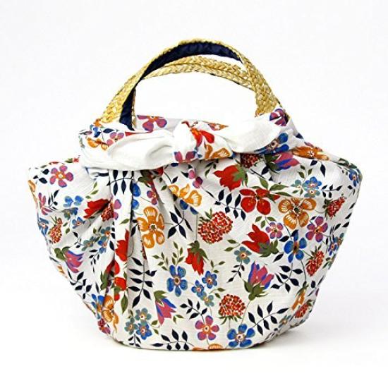 Liberty Large Furoshiki Liberty and Edenham 92cm White Cotton Shantung Made In Japan (Wrapping Cloth), Pattern, Wide, Furoshiki,