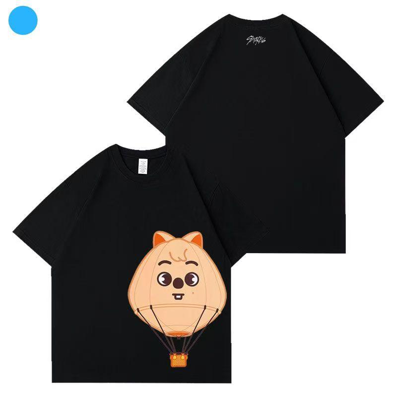 

Straykids 5SATR концерт skzoo FashionE KARMA футболка Kop star SK M чорний