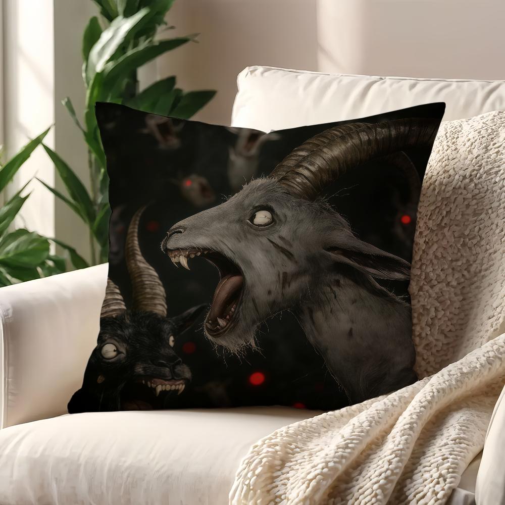 Capa de Almofada Ovelha Boêmia Thriller Decoração Quarto Loja Carro Melhor Escritório em Casa Almofada de Café Sofá Impressão Simplicidade Nórdica