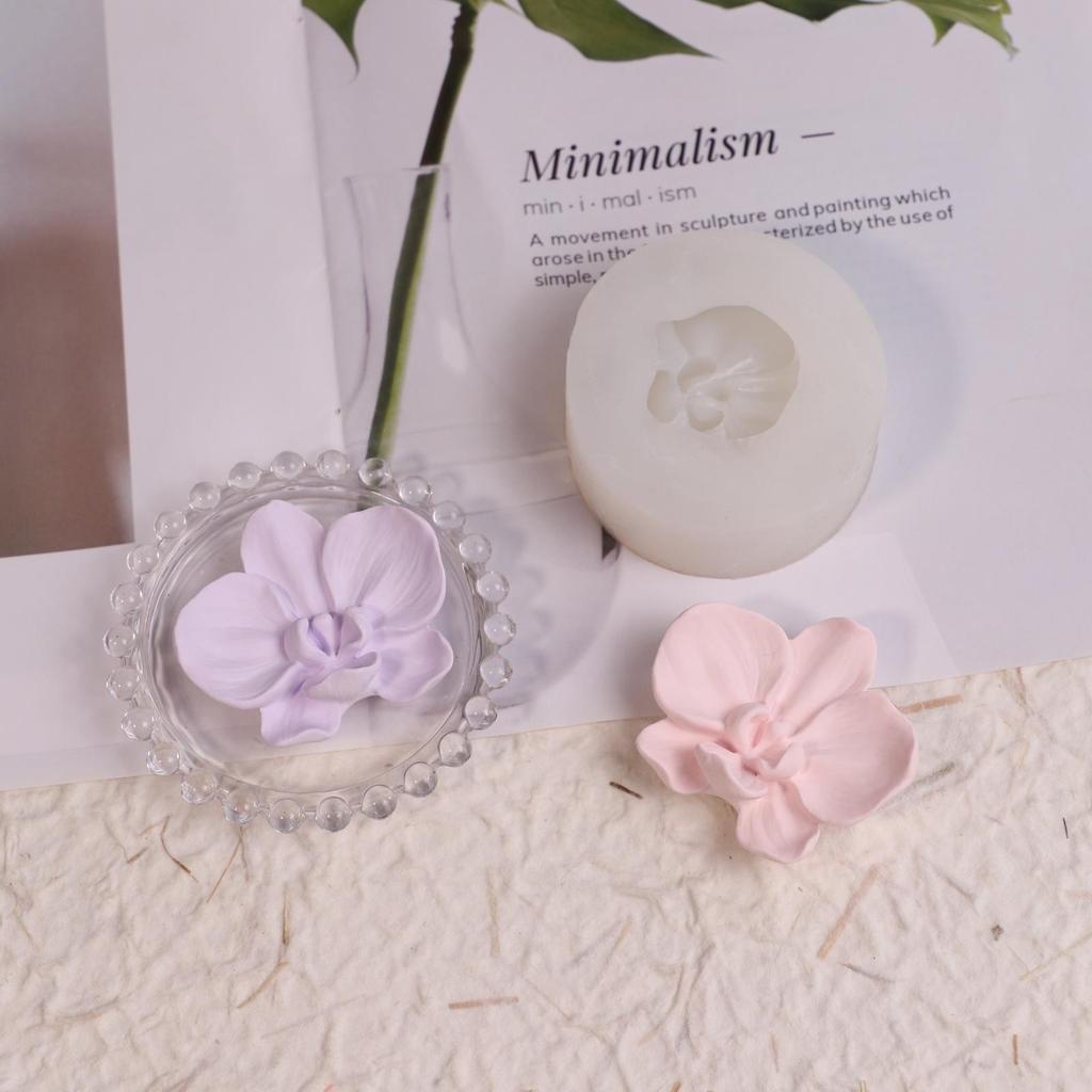 Phalaenopsis Orchid Silicone Mold for DIY Soap, Fondant, Chocolate, and Ornament Crafting