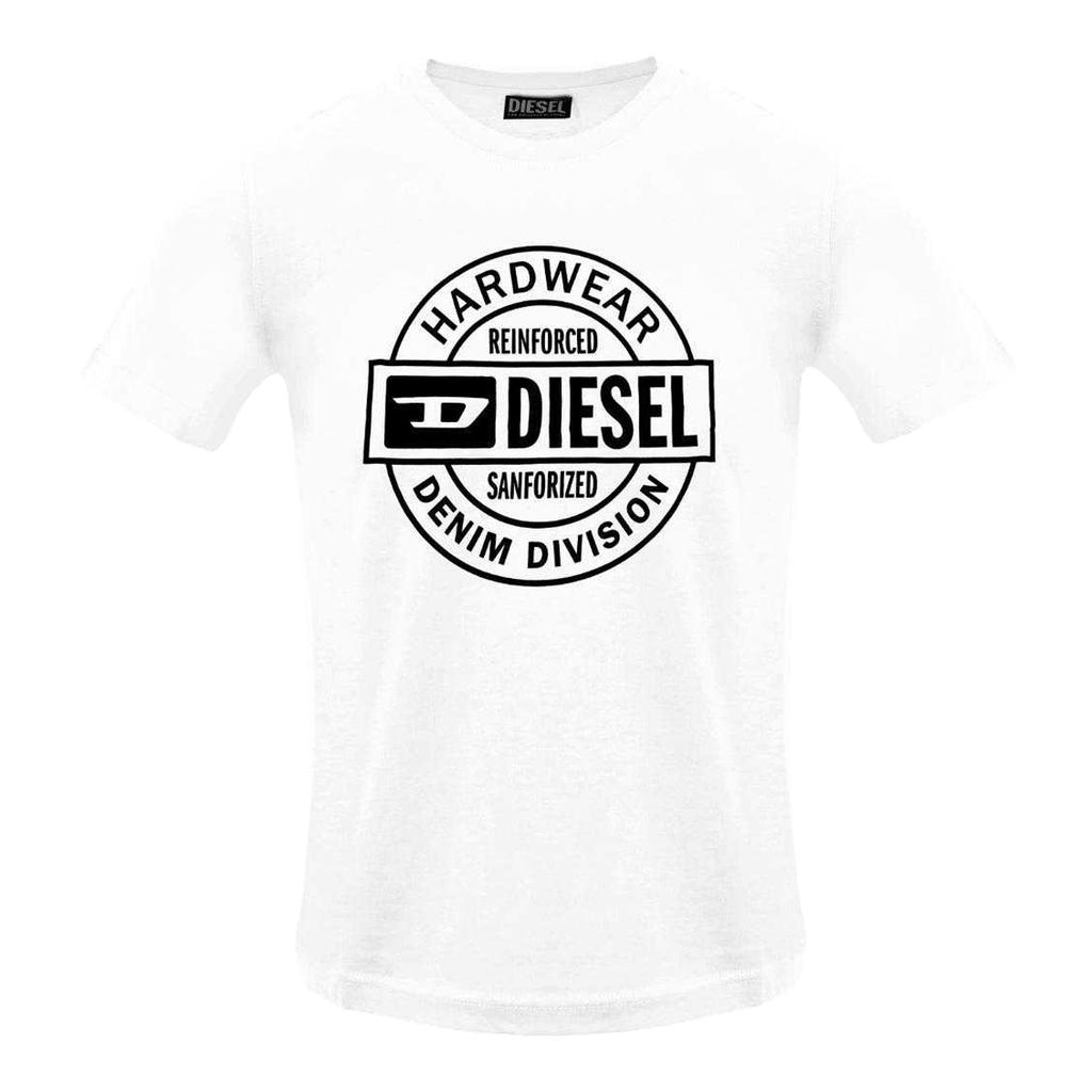 Diesel Mens Hardware Circle Logo T-Shirt