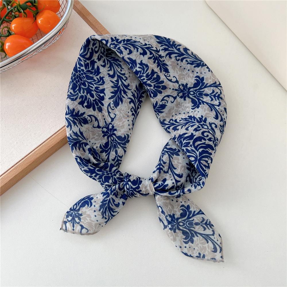 58*58cm Hair Scarf Square Scarf Hairscarf Headscarf Handkerchief Bandanas Turban Shawl Wrap Headband Hairband