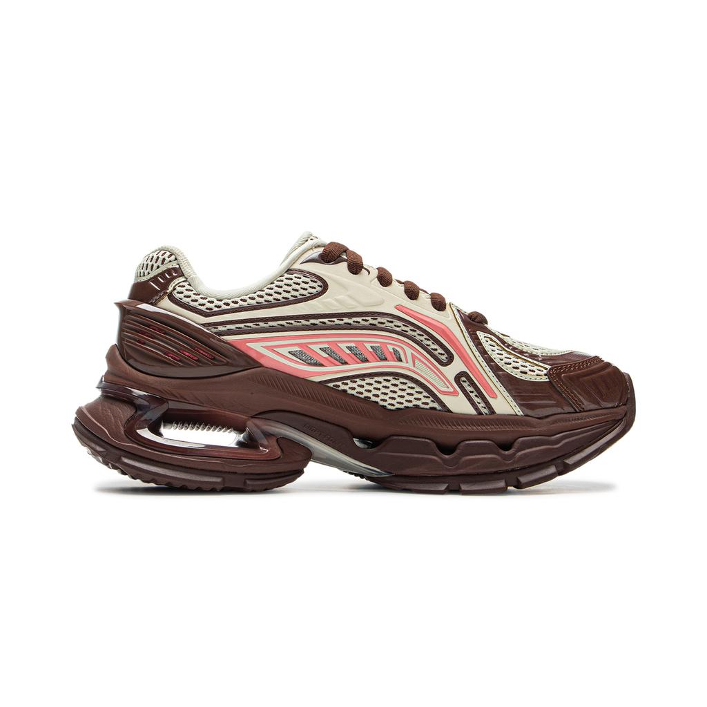 Li Ning Liejun BOW Stable Trend Sports Support Durable Non-Slip Low-Top Lifestyle Casual Shoes Women Casual Shoes Brown Beige AZGV028-3
