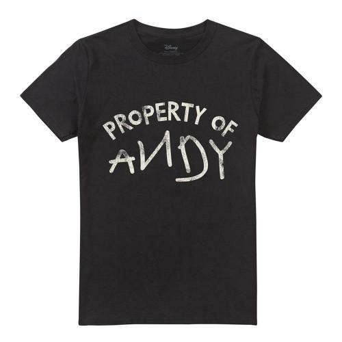 Toy Story Unisex Adult Property Of Andy T-Shirt