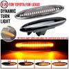 For Lexus IS250 IS350 SC430 Toyota MARK X REIZ CROWN UZZ40 Highlander Camry ACV40 Dynamic LED Turn Signal Side Marker Light 2pcs