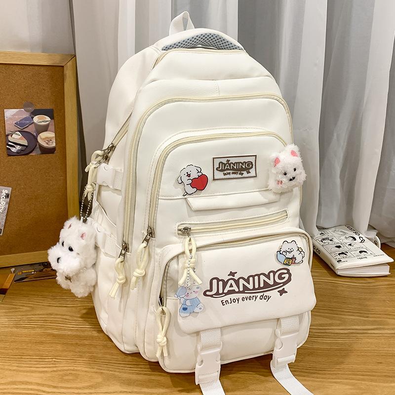 School bag Children's elementary school students Girls Junior high school students High school students Two-piece set Backpack