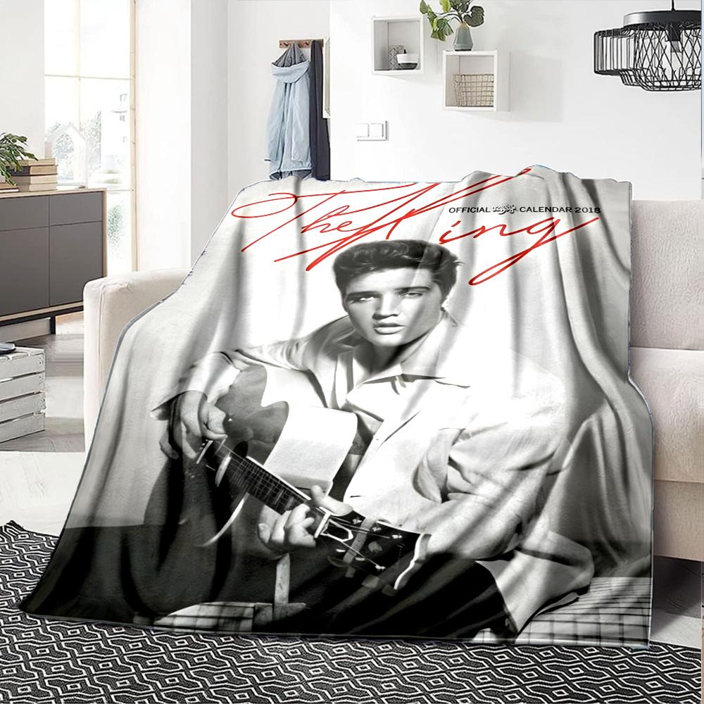 Elvis Presley Blanket Warmthful Decor Suitable For Office Couch Office Chair Allseason Use Stylish Decor Ideal Gift For Birthday Valentine'S Day