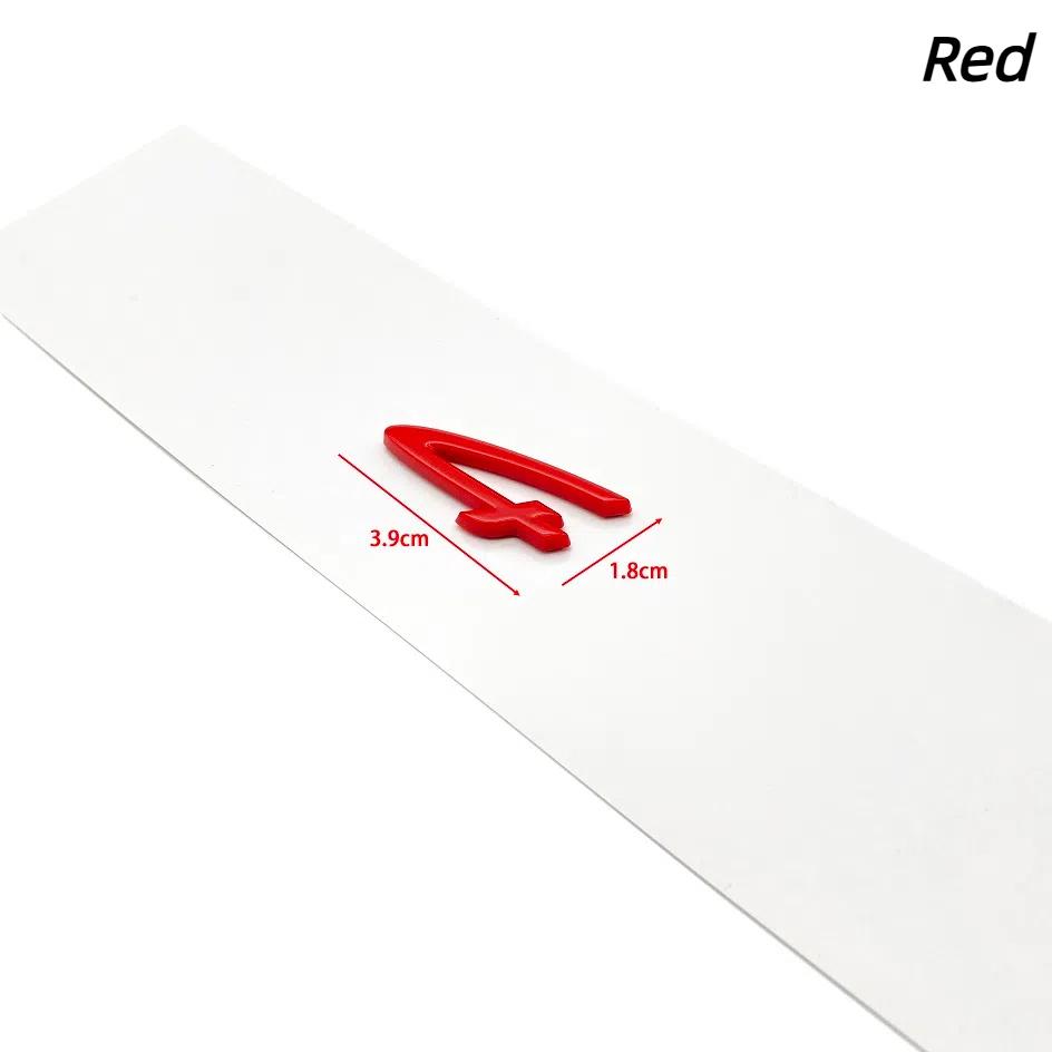 1pcs 4 S ABS New Car logo Fender side sticker Rear Bumper tail door trunk sticker car rear Emblem sticker styling Accessories