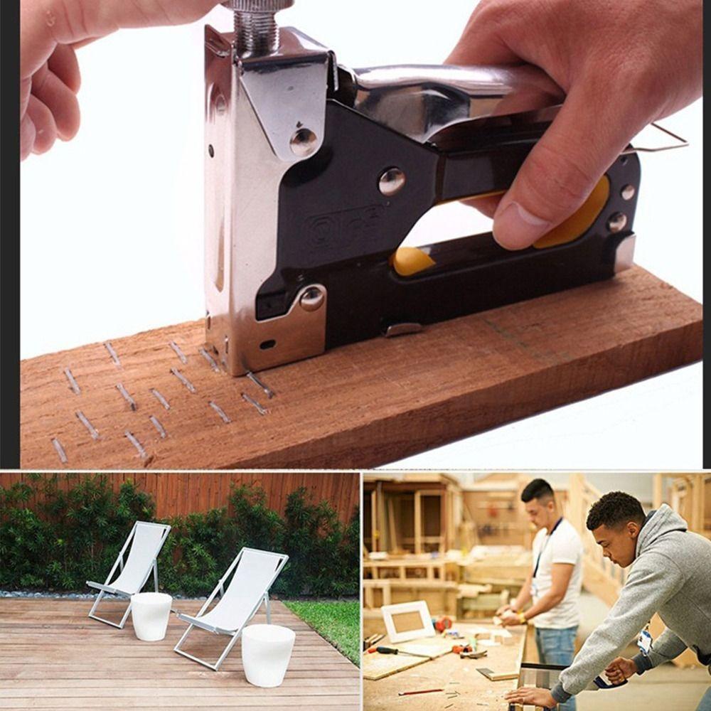 Mocna gwoździarka 4 w 1 Ręczne wbijanie Nowy zszywacz Obróbka drewna i gospodarstwo domowe