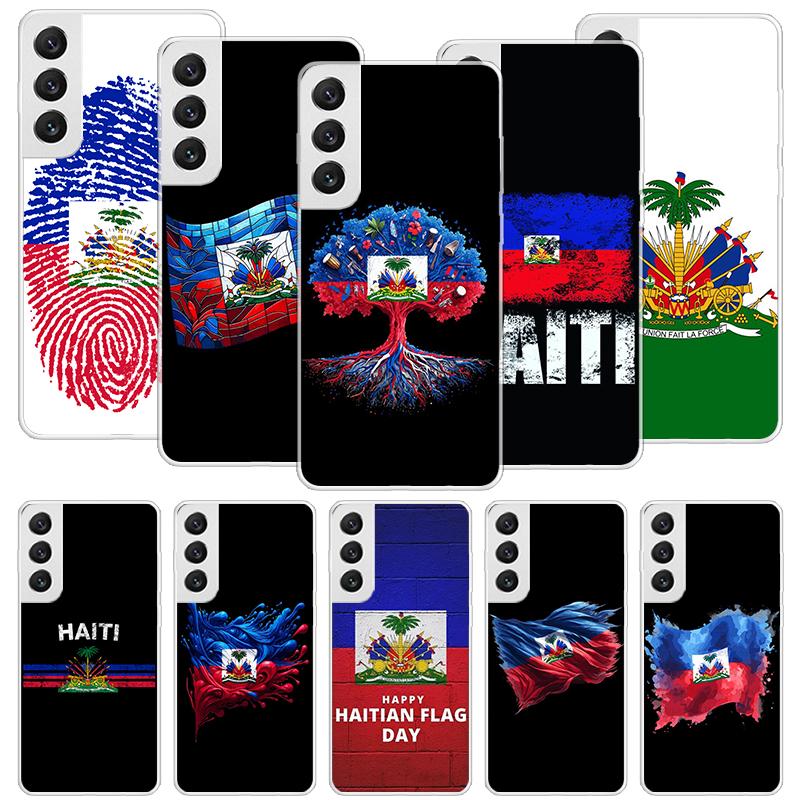 Haiti Haitian Flag Phone Case For Samsung Galaxy S26 S25 Edge S24 S23 FE S22 Ultra S21 Plus S20 + Fundas Cover Coque Galaxy S25