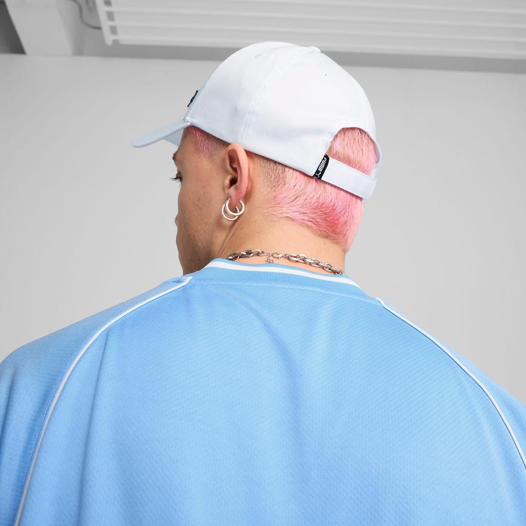 PUMA ESS Metal Cat BB Baseball Size Medium Cap, White, 07,