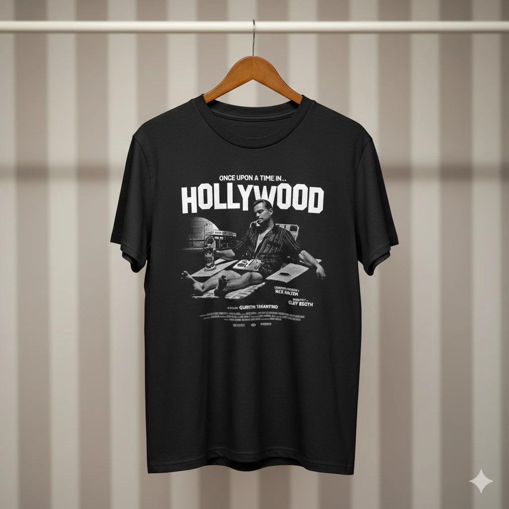Unisex Adult Casual Movie Once Upon a Time in Hollywood Movie Graph... M