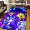 Sponge‑Bob Cartoon Print Area Rug Non‑Slip Floor Mat Soft Carpet For Kids Bedroom Living Room Sofa Indoor Decor Birthday Gift