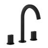 Widespread Bathroom Sink Mixer Luxury Gold Hot and Cold Basin Faucet Brass Black Chrome Finished Lavatory Tasp Top High Quality