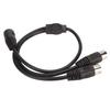 Flexible Sound Connecting Cable Plug and Play DIN 5 Pin Y Splitter  Sound Equipment